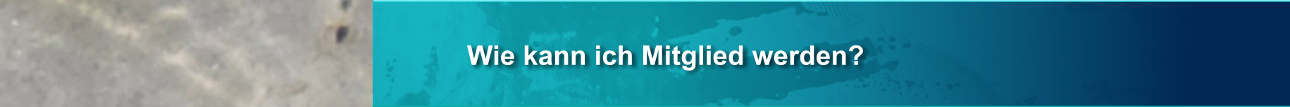 Wie kann ich Mitglied werden?